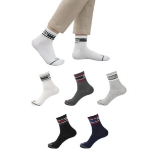 Mojaah Essentials Unisex Fine Cotton Ribbed Ankle Socks (Pack of 5, Multicolor) | Sweat Absorbent, Moisture Wicking, Ultra Soft, Breathable & Stretchable
