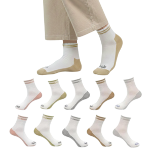 Mojaah Essentials Unisex Fine Cotton Pastel Ankle Socks (Pack of 10, Multicolor) | Sweat Absorbent & Moisture Wicking | Ultra Soft, Breathable, Stretchable