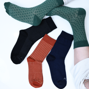 Mojaah Luxe SIGNATURE EDITION, 100% Luxury Combed Cotton Unisex Socks, Anti-Bacterial, Anti-Odour, Breathable Socks, Soft & Comfortable, Sports & Casual Socks (Pack of 4)