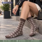 MOCHA GRID EDITION (Luxury Pure-Combed Cotton) (Pack of 1) - Image 5